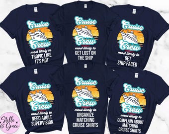 Funny Matching Family Cruise Shirts: Vacation Squad T-shirts