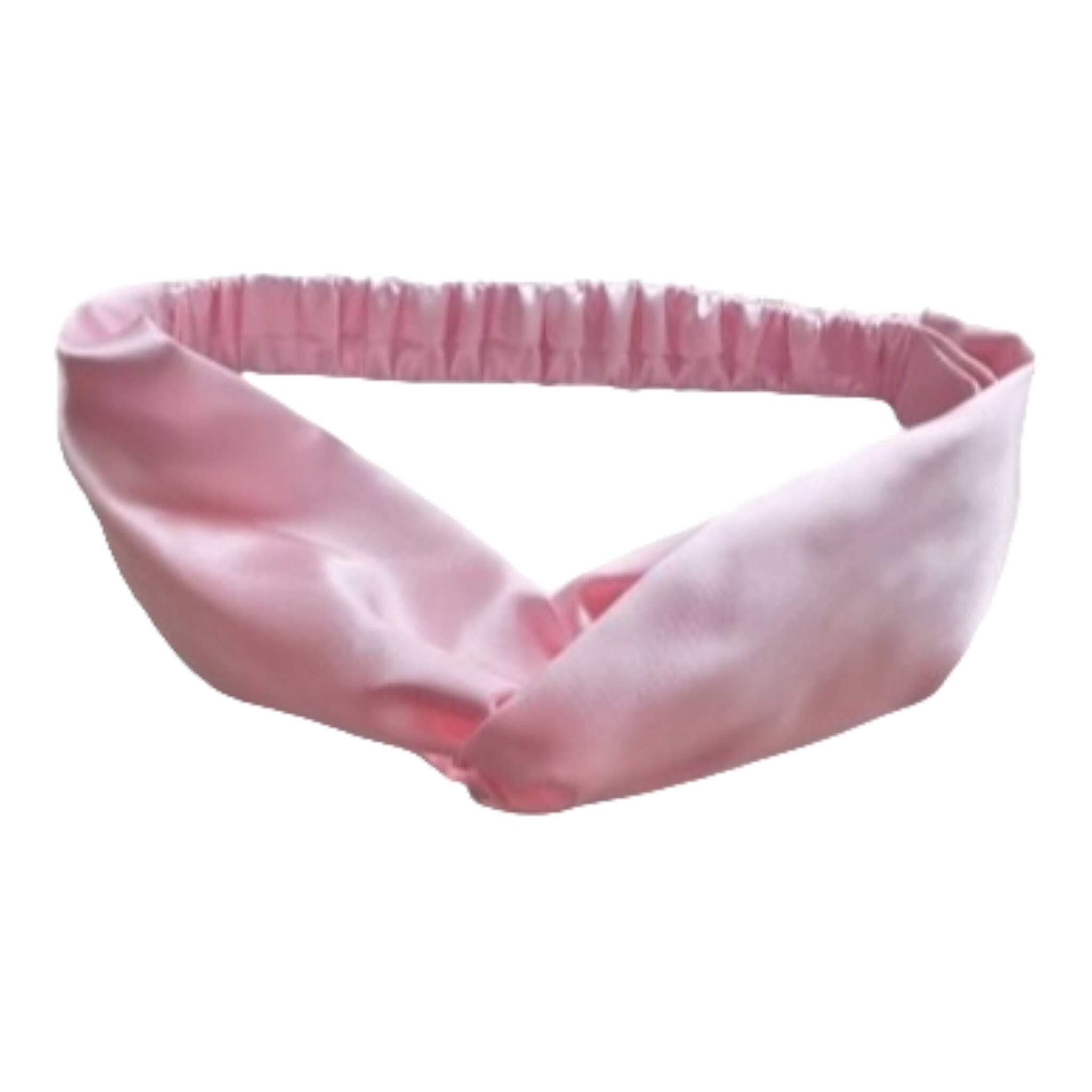 Slip Pink Twist Headband Vocoste 1 Pc Knotted Silk Headband Fashion Hairband for  main image 4