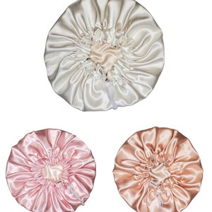 Luxury Adjustable Satin Bonnets – Double-Lined, Reversible & Breathable for Ultimate Hair Protection| Sizes Small - X-Large