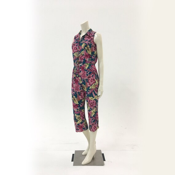 60s Hawaiian print two piece (Small)