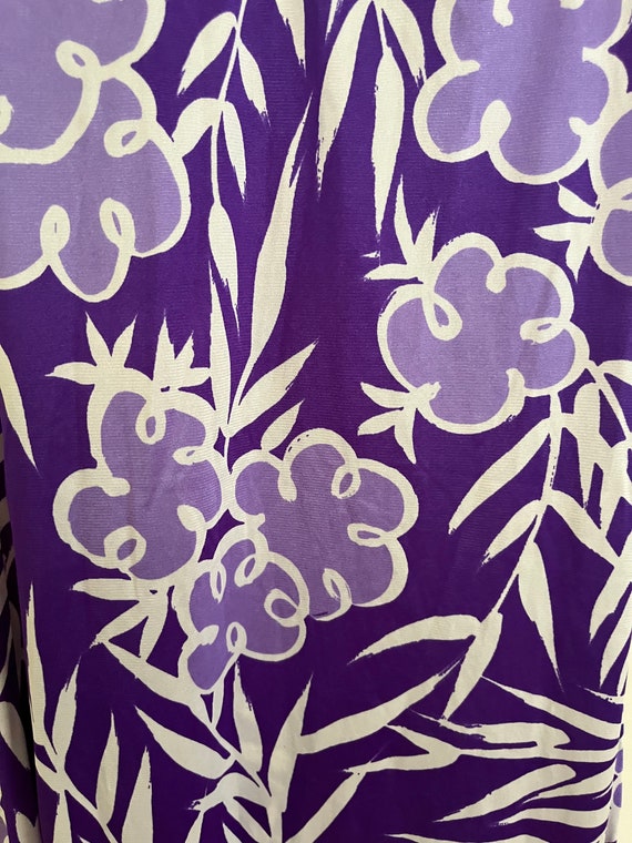 Purple Disco Tiki Dress - Small, Vintage - image 7