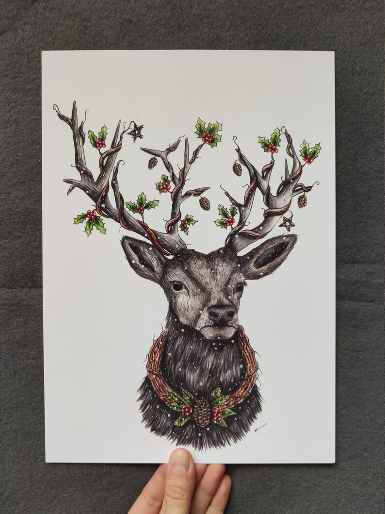 Deer A4 Print