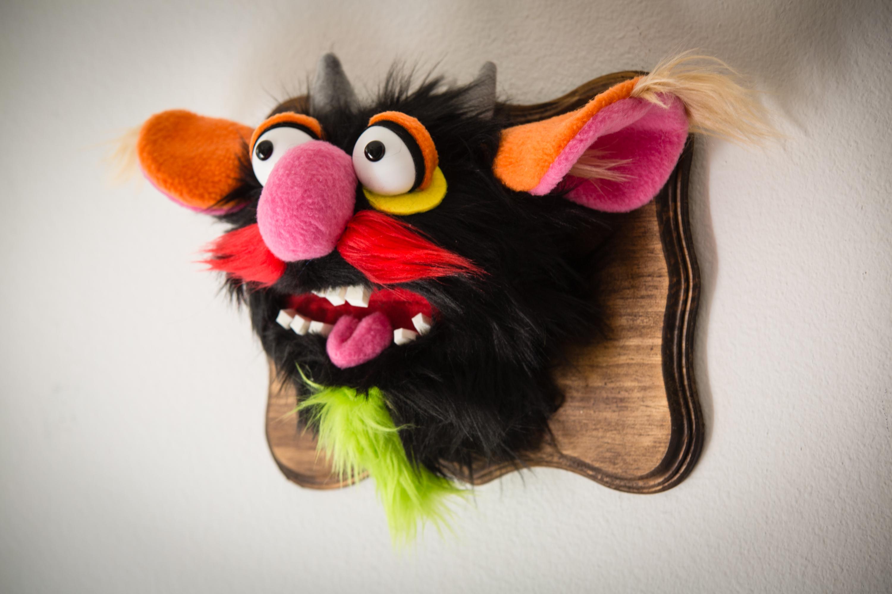 Unique Handcrafted Puppet Head Decor for Kid's Bedrooms | Mauron - Etsy