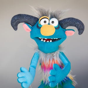 Handmade Professional - One-of-a-Kind Monster Full Body Hand Puppet for Puppeteers, Ventriloquists, Collectors, Child Development | Chow