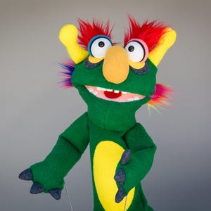 Handmade Professional - One-of-a-Kind Monster Full Body Hand Puppet for Puppeteers, Ventriloquists, Collectors, Child Development | Mogg