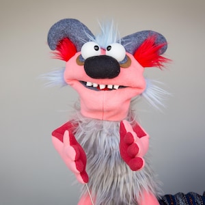 Halbert, Professional One-of-a-Kind Monster Full Body Hand Puppet, Puppet with Arm Rod