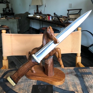 Made to Order by Rocky Ridge Forge Hand forged Short Sword (Gladius) High carbon. You Design I Forge