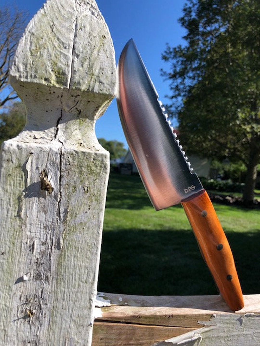 Made to Order Hand Camp Knife From Leaf Spring Steel. Each is