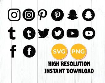 Download Free Social Media Svg Etsy SVG Cut Files