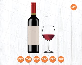 Download Wine Bottle Svg Etsy