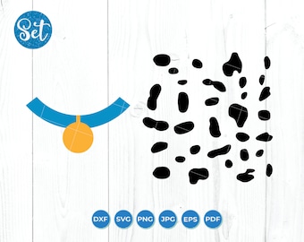 Dalmatian Spot Pattern with collar SVG, Dalmation SVG, Dalmatiner Pattern SVG, Dalmatian Spots svg, Dalmatian Shirt, 101 days of school