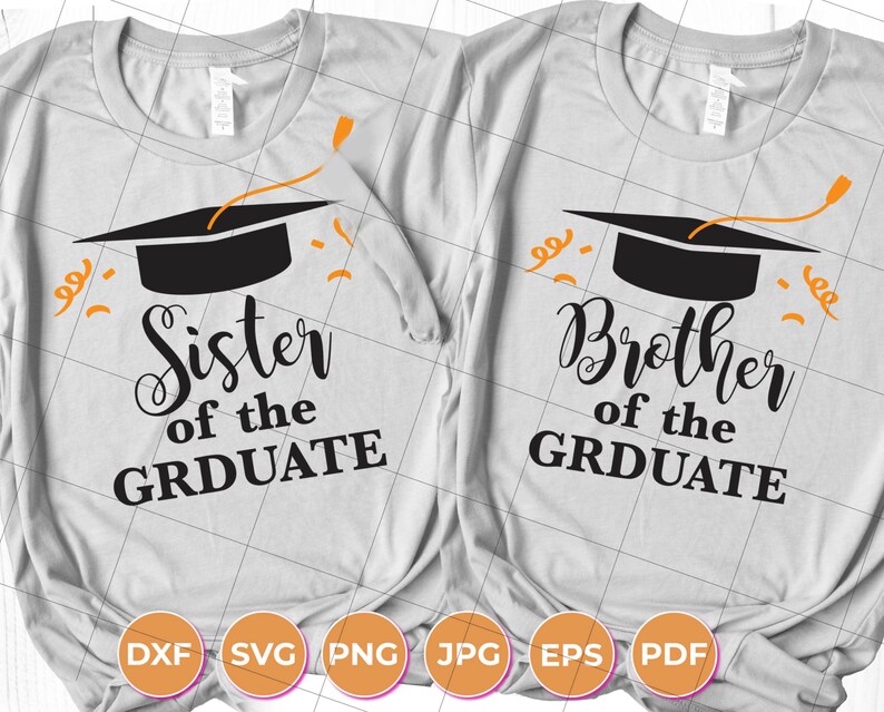 Download Family of the Graduate Bundle SVG Mother Father Brother | Etsy