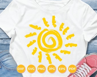 Sun SVG, Sunshine SVG, Pliki SVG dla Cricut, Lato SVG, plaża, Pliki SVG Cricut, Cricut SVG, Pobieranie cyfrowe