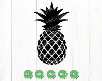 Ananas SVG, Ananas Clipart, SVG-Dateien, Cricut geschnitten Dateien, Silhouette geschnitten Dateien
