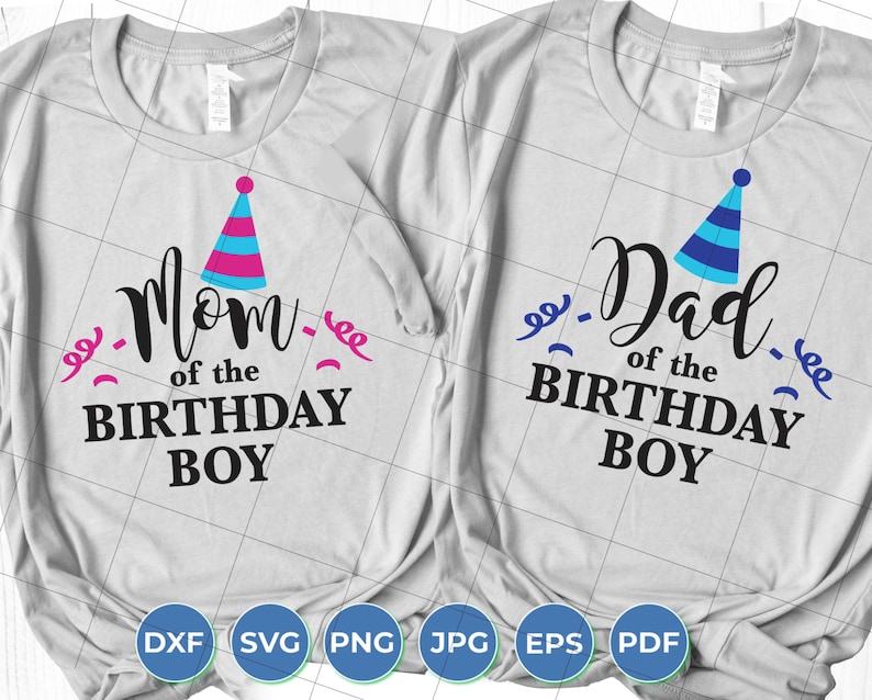 Download Mom and Dad of the Birthday Boy SVG Birthday Boy SVG | Etsy