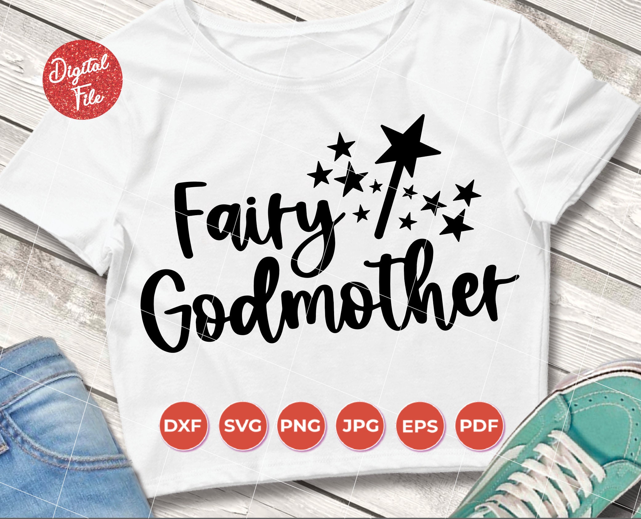 Download Fairy Godmother SVG Fairy SVG Godmother Svg Disney SVG | Etsy