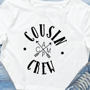 Cousin Crew svg, Cousin svg, Cousin Camp svg, Family svg, Reunion svg, Summer svg, Cousin Squad svg, Cousin Tribe svg, SVG, DXF, PNG
