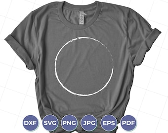 Monogram Frame SVG, Grunge Circle SVG, Circle Monogram Svg, Monogram Frames, Cricut, Cut Files, Digital Download