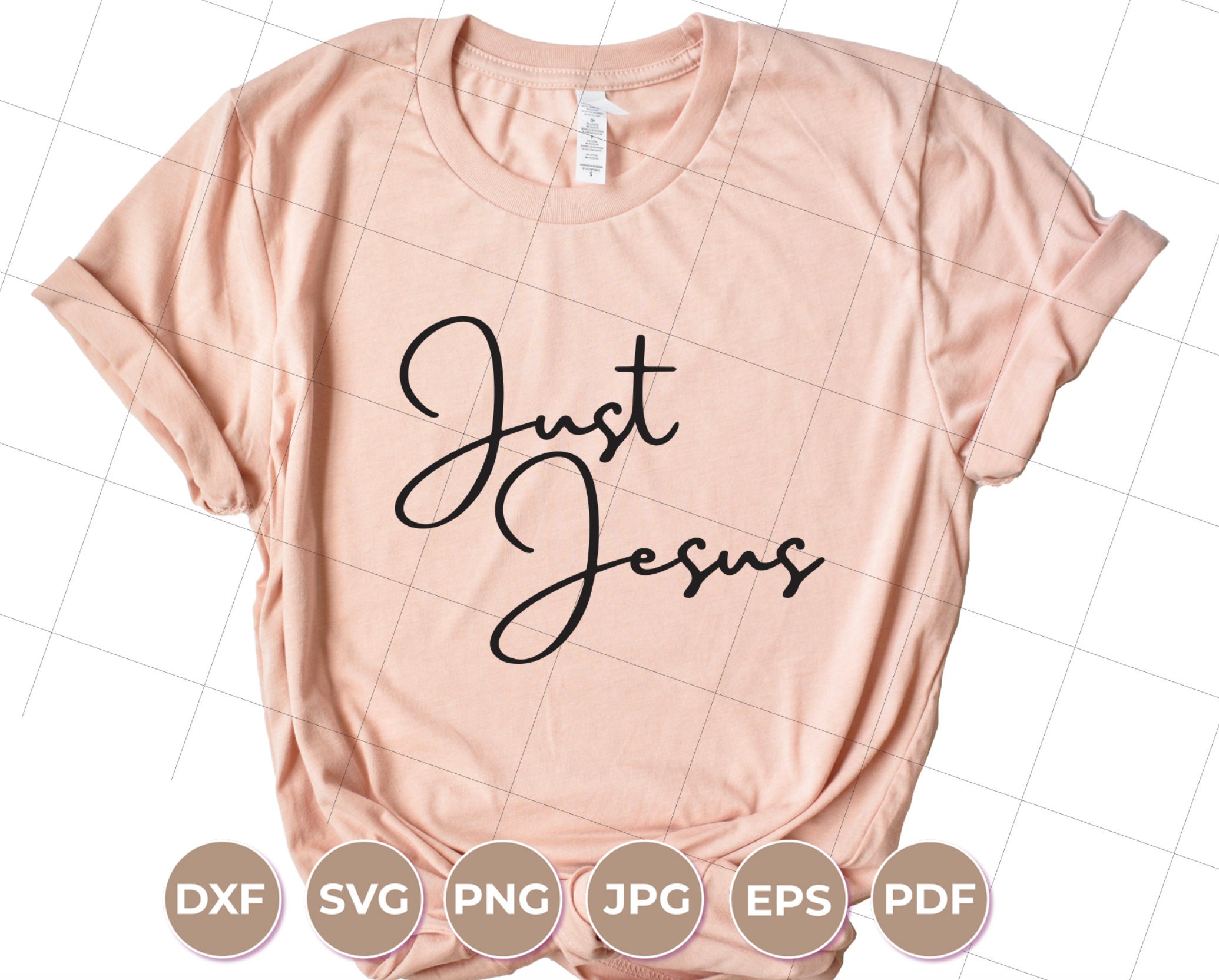 Just Jesus SVG Christian SVG Jesus SVG Summer Tshirt | Etsy