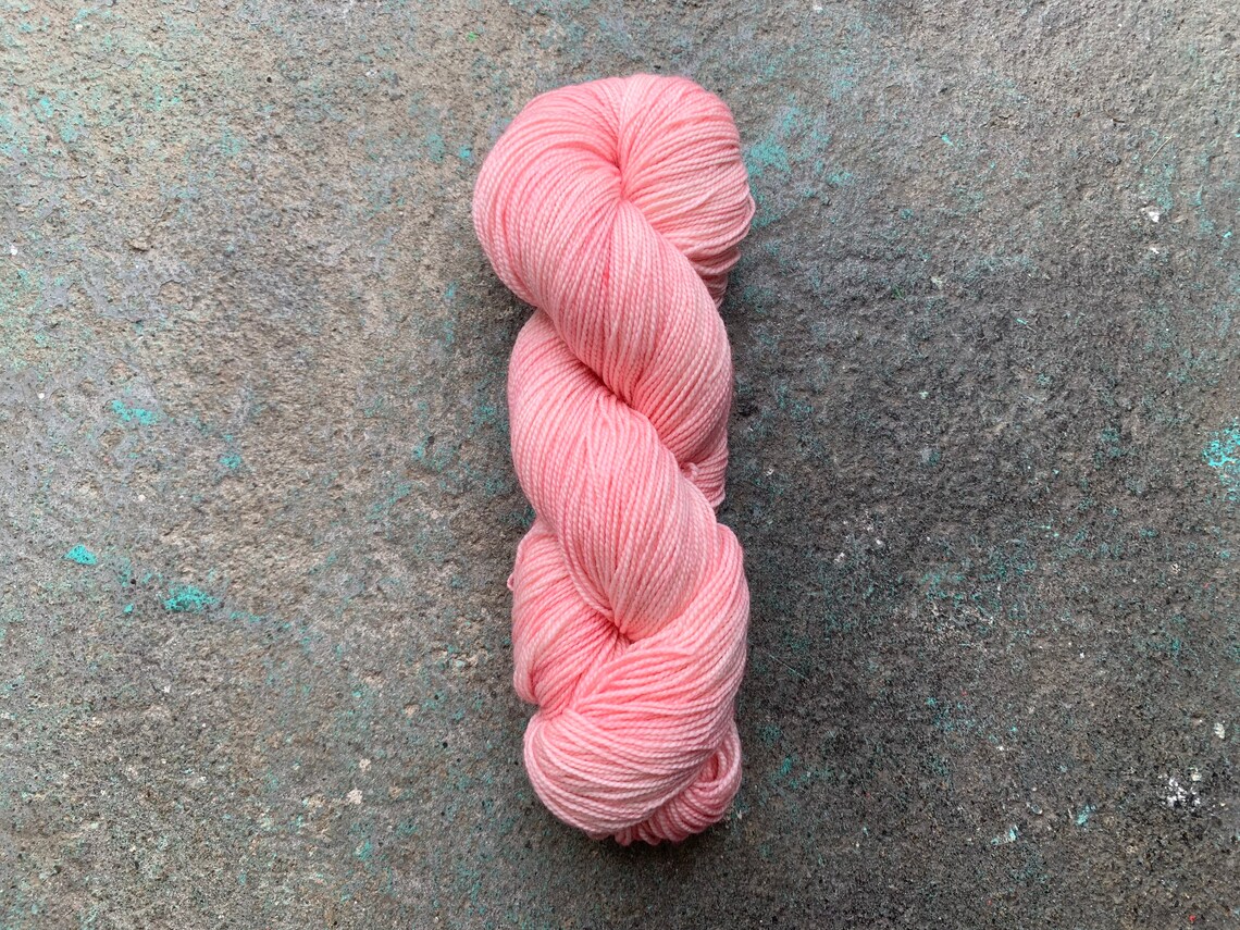 ROSY CHEEKS RTS Hand Dyed Luxury Yarn Fingering Weight Etsy