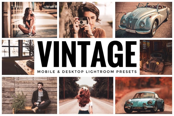 16 Vintage Mobile Lightroom Presets, Desktop Presets, Mobile Presets, Retro Presets, Instagram Presets, Lightroom Presets, Best Presets