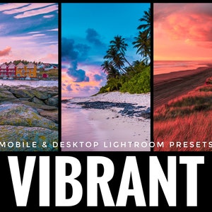 6 VIBRANT Mobile Lightroom Presets, Mobile Presets, Sunset Presets, Instagram Presets, Lightroom Presets, Best Presets, Portrait Presets