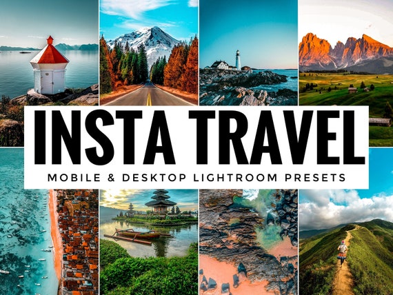 10 INSTA TRAVEL Mobile Lightroom Presets, Mobile Presets, Travel Presets, Instagram Presets, Lightroom Presets, Best Presets, Photo Editing