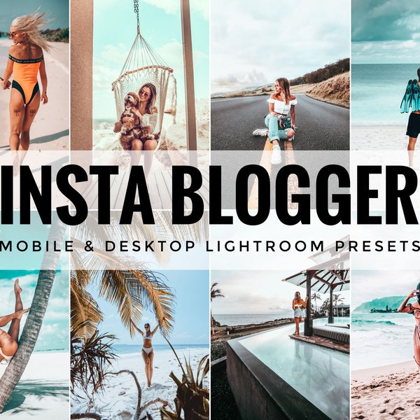 12 Mobile Lightroom Presets, INSTA BLOGGER Presets, Lightroom Presets, Blogger Presets, Bright Presets, Instagram, Travel Presets, Presets