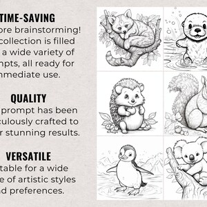 150 Coloring Pages for Kids, AI Art, Midjourney Prompt, Midjourney AI ...