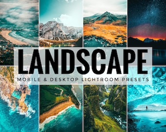 13 Mobile Lightroom Presets, LANDSCAPE Presets, Lightroom Presets, Lifestyle Presets, Blogger Presets, Travel Presets, Summer Presets