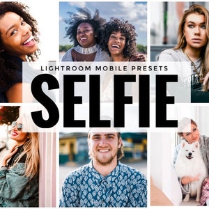 18 Selfie Mobile Lightroom Presets, Mobile Presets, Portrait Presets, Instagram Presets, Lightroom Presets, Blogger Presets, Influencer