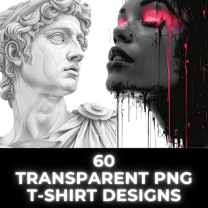 60 T Shirt Design, Colorful Sublimation T-Shirt Designs, Digital Download, T-Shirt Designs for Men, Women, Kids, Creative Bundle, Midjourney