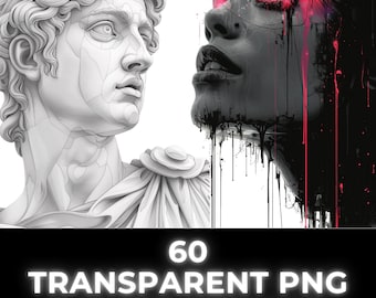 60 T Shirt Design, Colorful Sublimation T-Shirt Designs, Digital Download, T-Shirt Designs for Men, Women, Kids, Creative Bundle, Midjourney