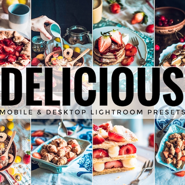 8 Mobile Lightroom Presets, Mobile Presets, Delicious Presets, Instagram Presets, Lightroom Presets, Best Presets, Food Presets, Presets