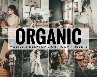 5 Mobile Lightroom Presets, Mobile Presets, Organic Preset, Instagram Presets, Lightroom Presets, Best Presets, Lifestyle Presets, Presets