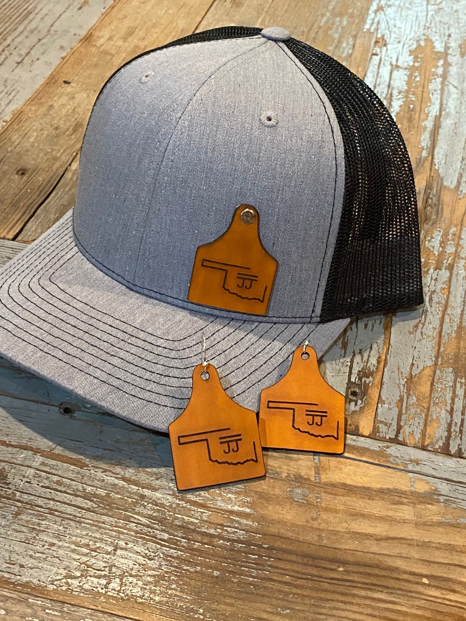 6 Custom Ear Tag Hats. Mix and match and style or color in our Etsy