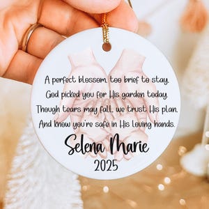 Miscarriage Gift, Baby Loss Keepsake, Angel Baby Ornament, Pregnancy Loss Gift, Baby Condolence Gift, Sympathy Gift, Christian Encouragement