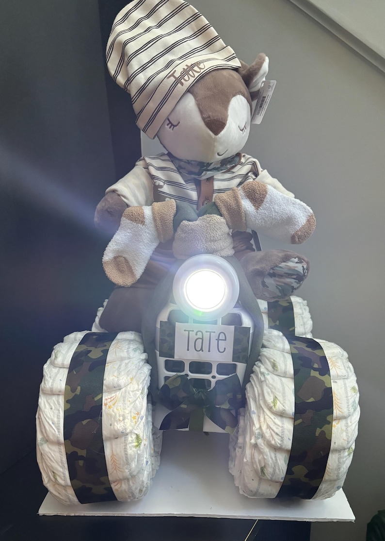 Four Wheeler Diaper Gift image 1