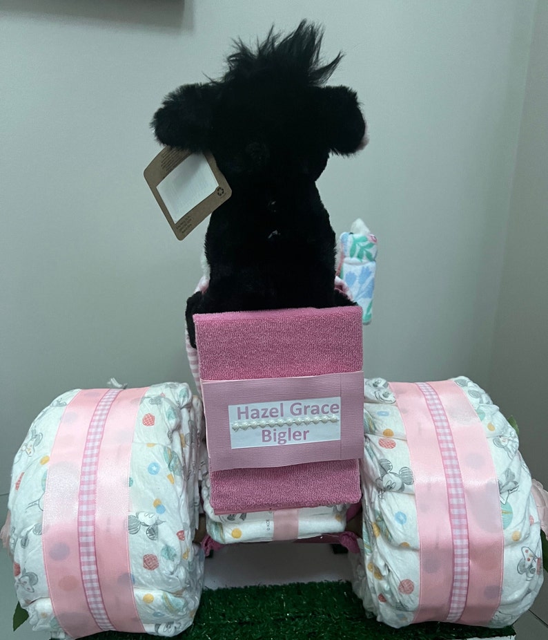 Diaper Tractor Gift Etsy