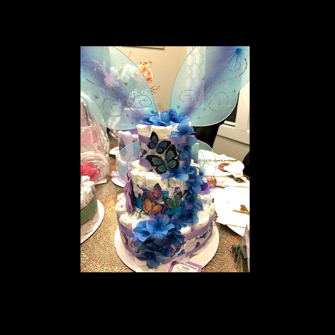 Butterfly Diaper Cake