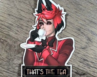 Ese es el demonio del té Pegatina