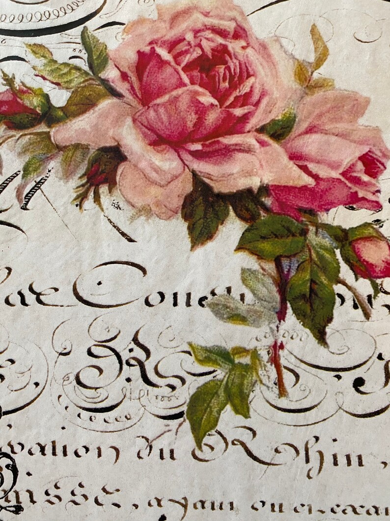 Roycycled Treasures Queen Bee Decoupage Paper Etsy