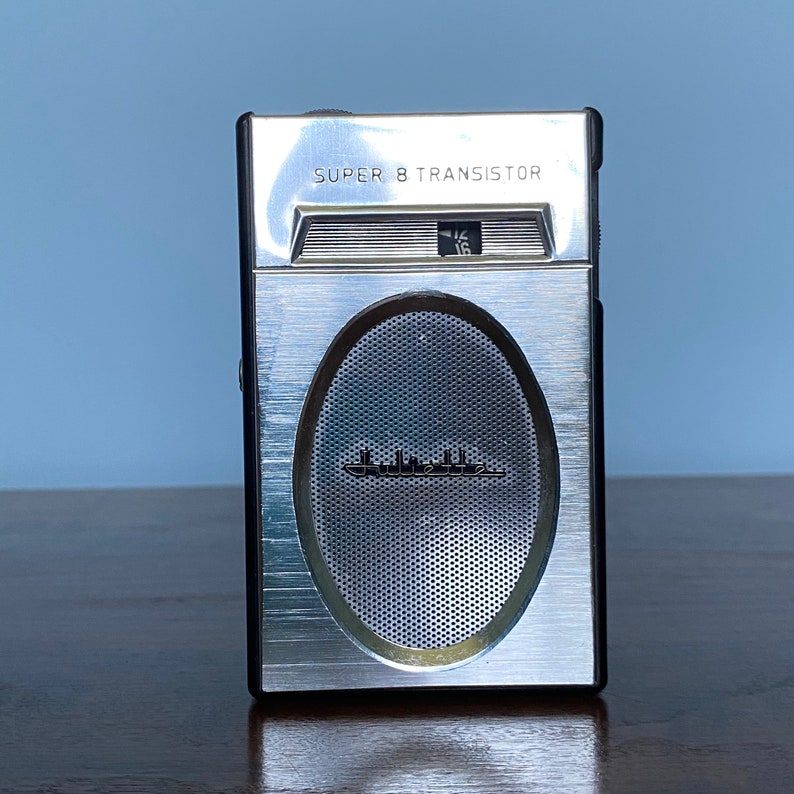Vintage Juliette Super 8 Transistor Radio with Soft Case // | Etsy