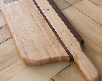 Maple and walnut cutting board