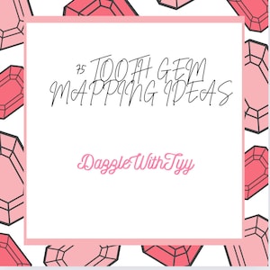 75 Ideias de Mapeamento de Gemas Dentárias | Desenhos de Gemas Dentárias Fáceis a Intrincados | Guia em PDF