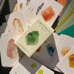 Crystal Use Tarot Cards with Descriptions and Meaning, with tips and care instructions