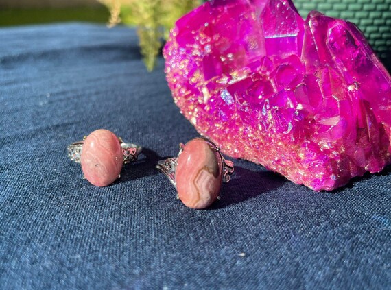 Adjustable Crystal Silver Ring / Herkimer Diamond… - image 9