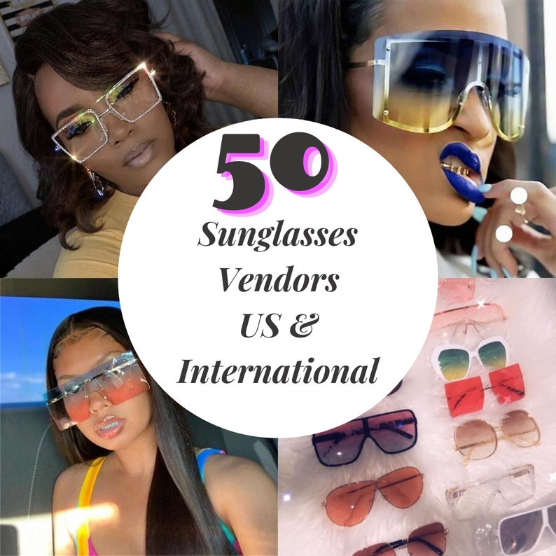 Sunglasses Vendor List Etsy