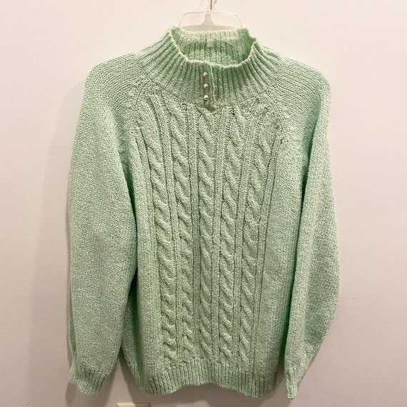 Vintage 80s Pastel Mint Green 