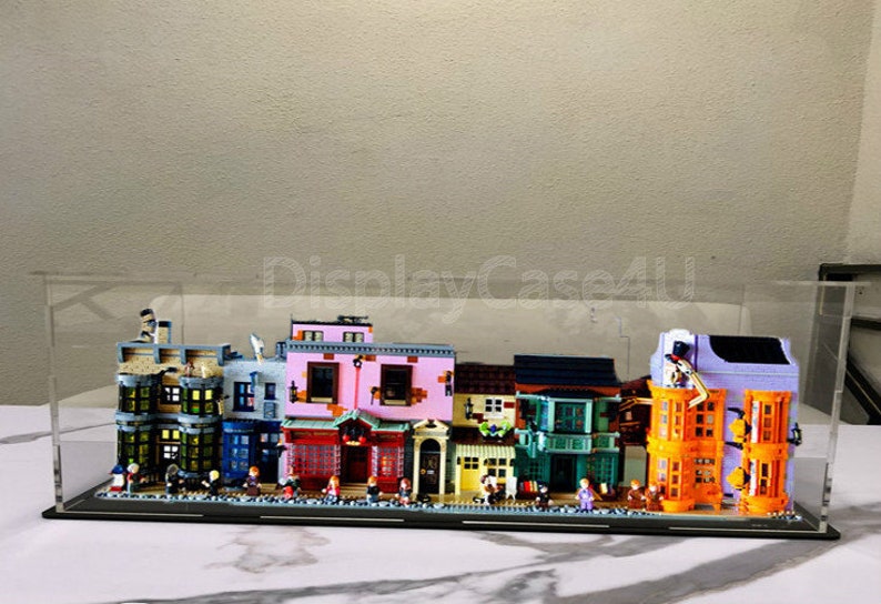 Harry Potter Diagon Alley Display Case Acrylic Display Case for Lego